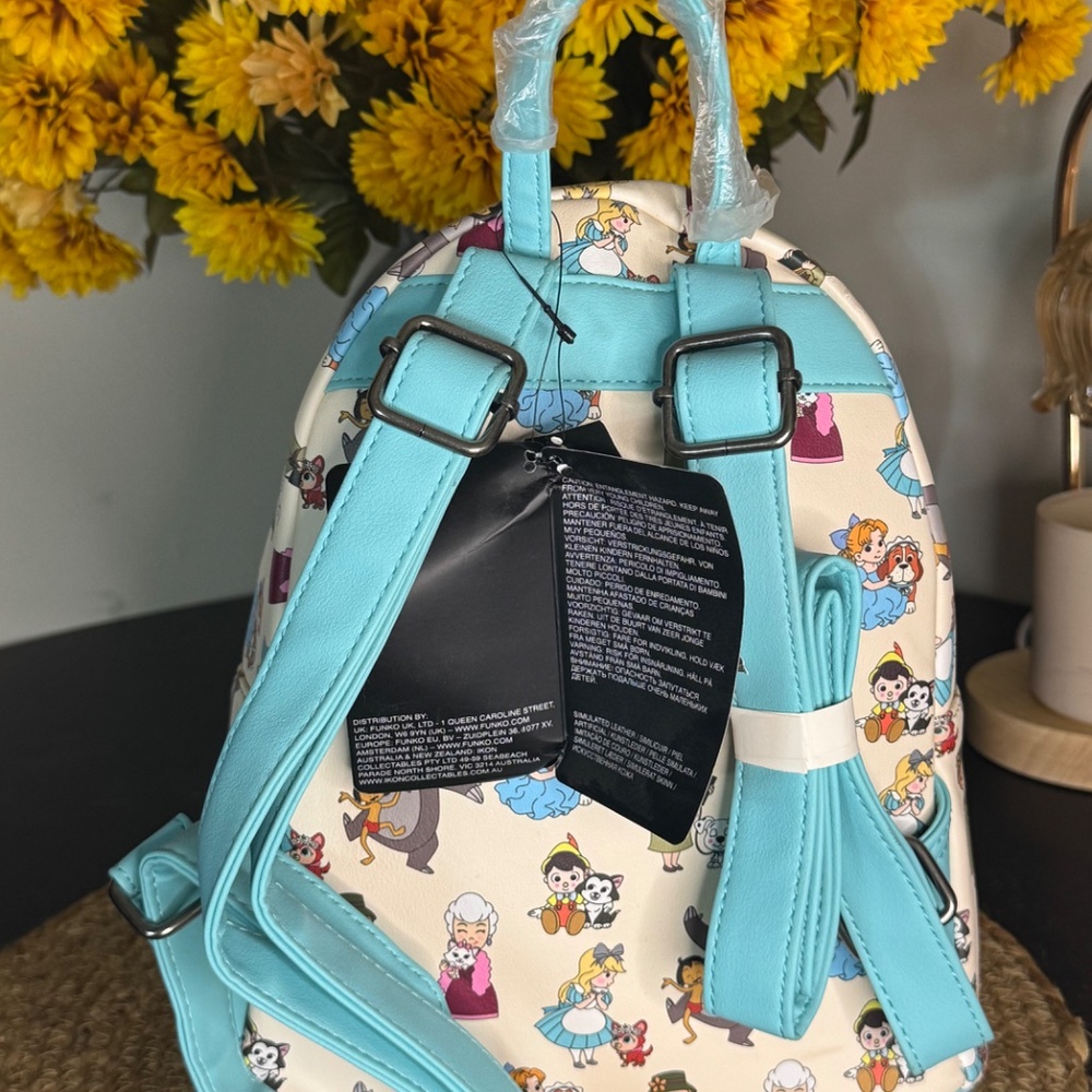 Loungefly Disney Chibi Animal Love Mini Backpack NWT Vegan Leather - Picture 3 of 8